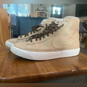 Nike Blazer High - Tan with Gum Sole - Size 6Y